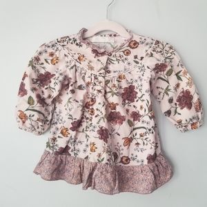 ZARA Kids floral tunic/dress